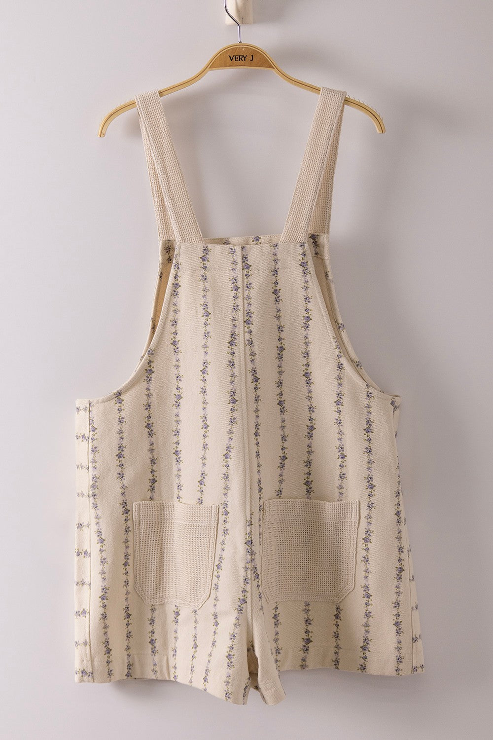 Very J Floral Print Casual Overall