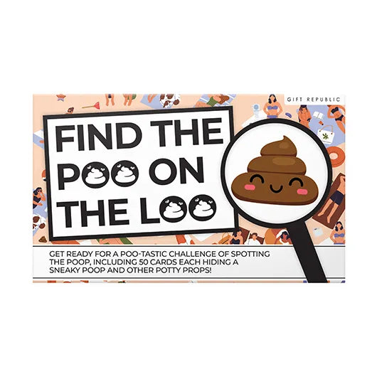 Gift Republic Find The Poo On The Loo Card Set