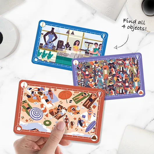 Gift Republic Find The Poo On The Loo Card Set