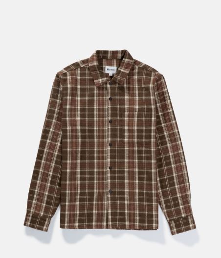 Rhythm Plaid Long Sleeve Flannel Shirt