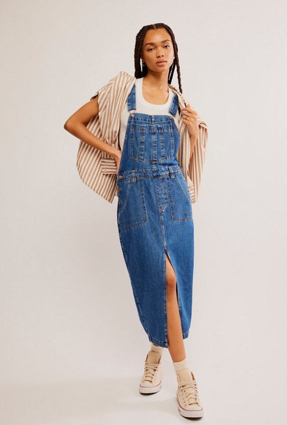 Free People Bardot Denim Skirtall