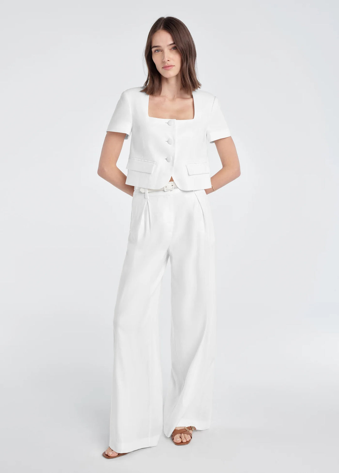 Favorite Daughter The Mayfair Linen Top