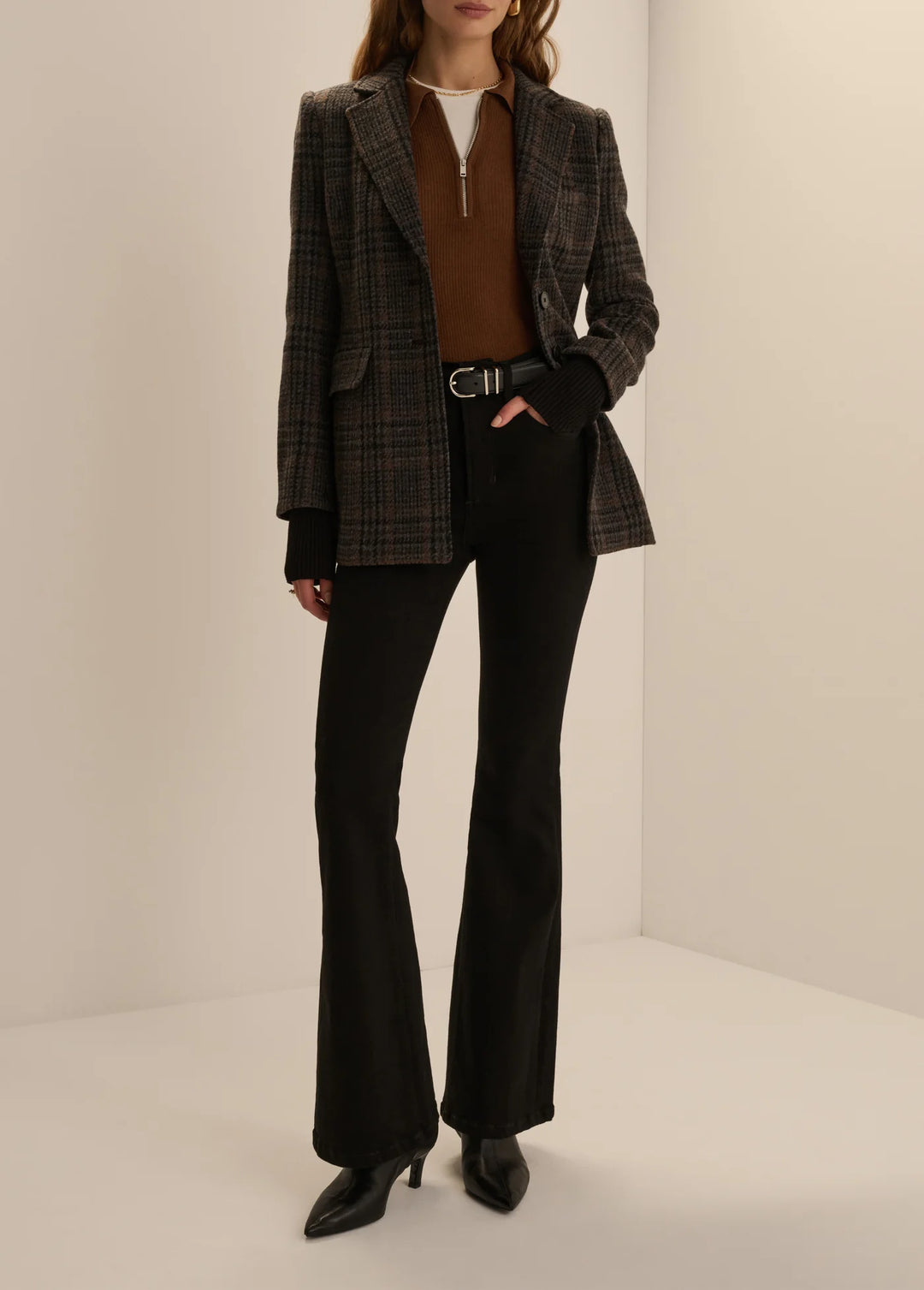 Favorite Daughter The Plaid City Blazer