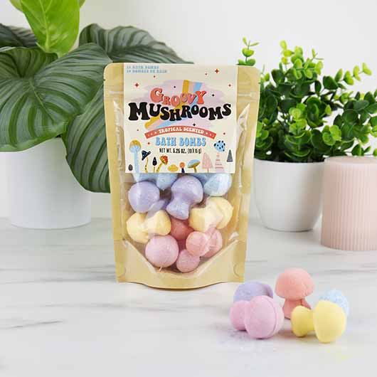 Gift Republic Groovy Mushrooms - Bath Bombs