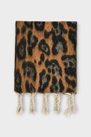 Molly Bracken Leopard Knitted Scarf