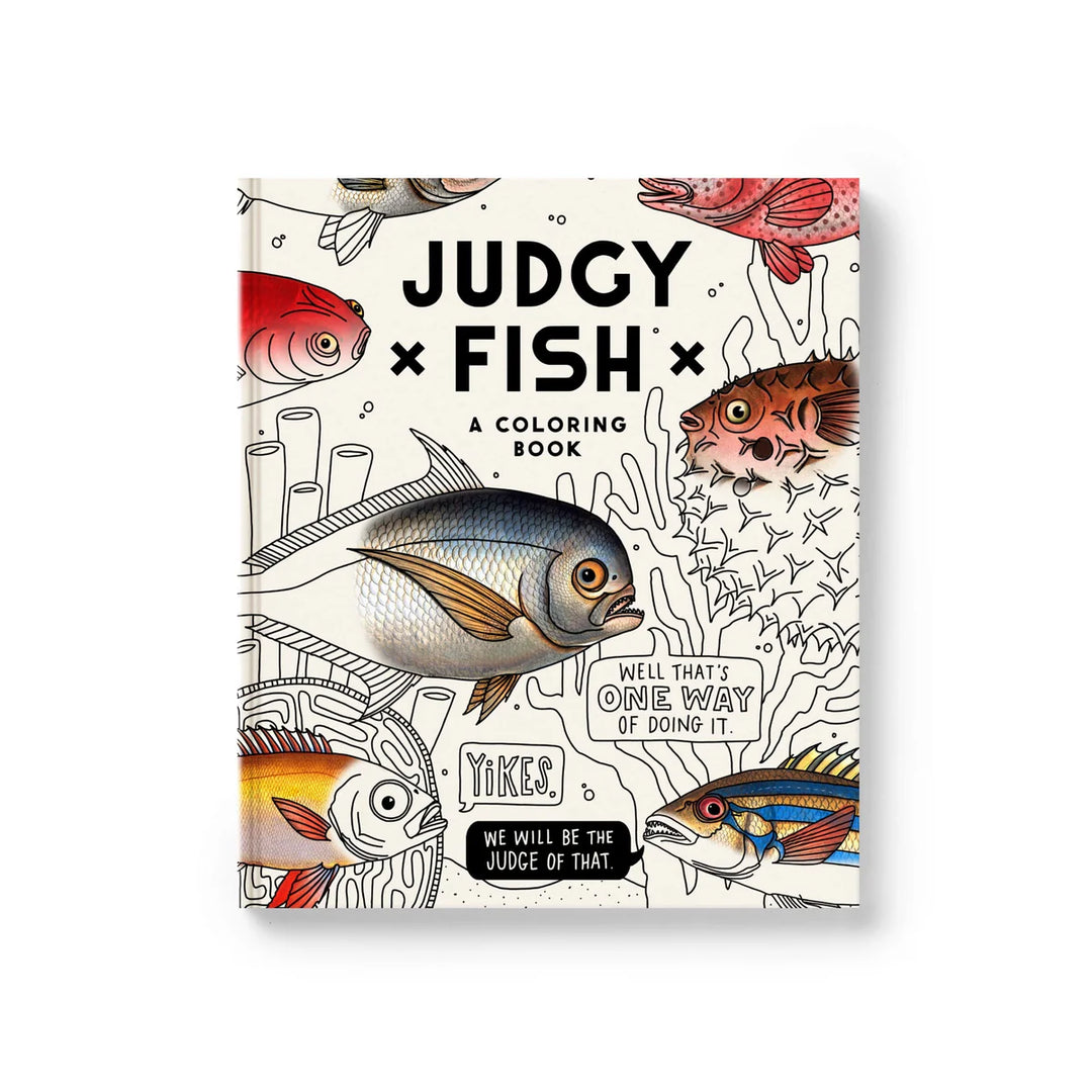 Chronicle Books Judgy Fish Coloring Book