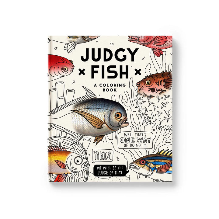 Chronicle Books Judgy Fish Coloring Book
