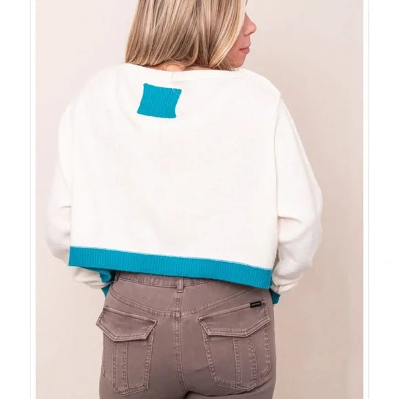 Free People x We The Free into the Blue Pullover Sweater