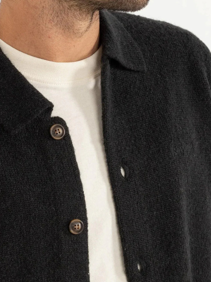Rhythm Mohair Button Up Knit Shirt