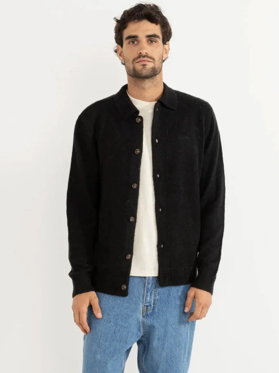 Rhythm Mohair Button Up Knit Shirt