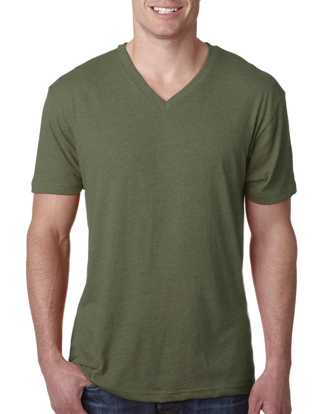 Next Level Tri-Blend T-Shirt mit V-Ausschnitt
