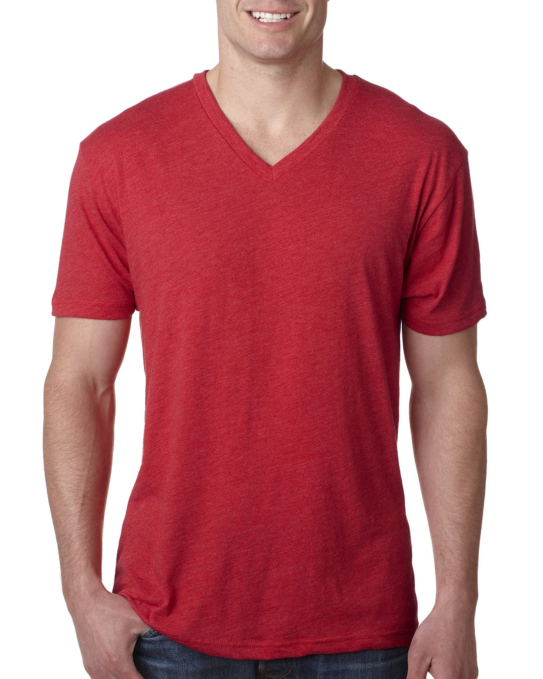 Next Level Tri-Blend T-Shirt mit V-Ausschnitt
