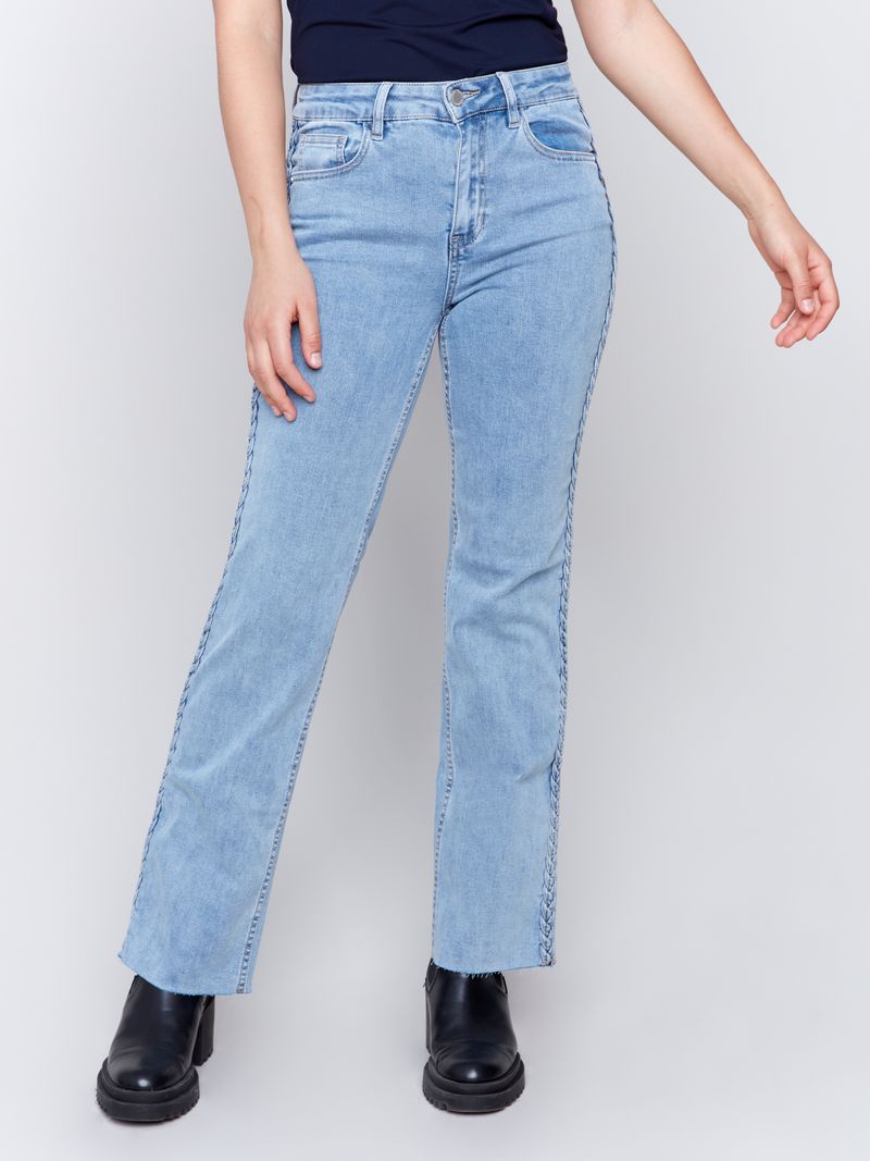 Charlie B Braided Side Seam Jeans