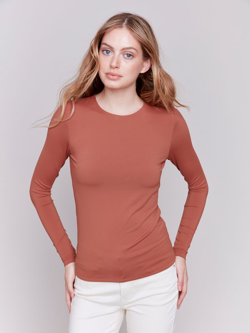 Charlie B LS Super Stretch Top