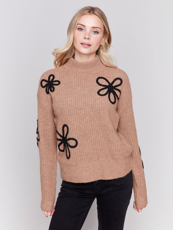 Charlie B Soutache Sweater