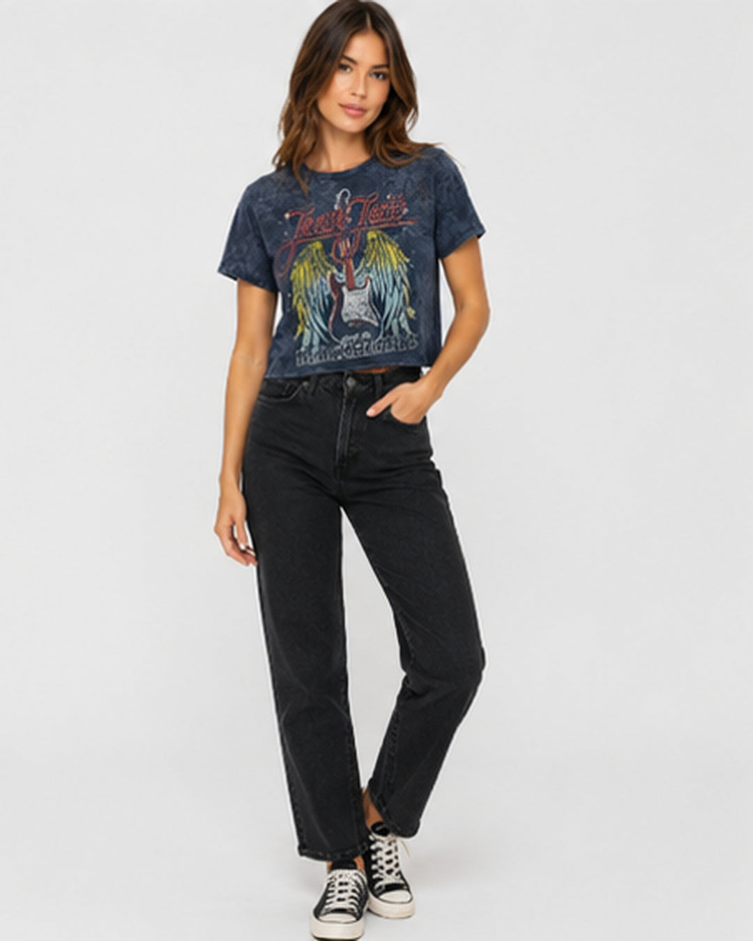 Prince Peter Joan Jett Wings Boyfriend Crop