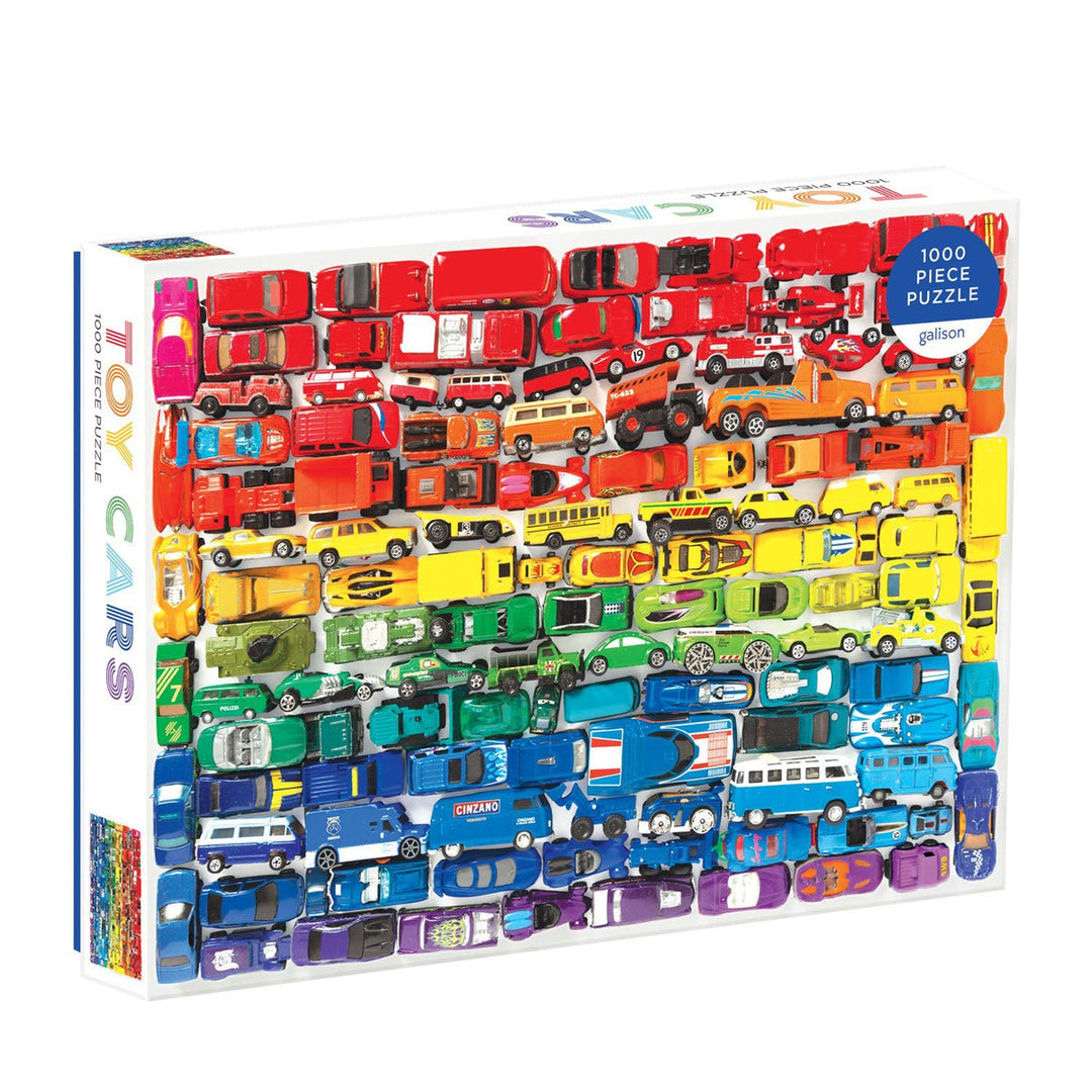 Galison Rainbow Toy Cars 1000 Piece Puzzle