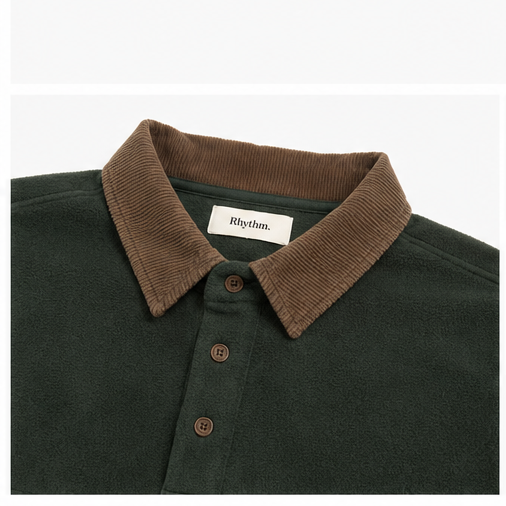 Rhythm Awake Polar Fleece Polo