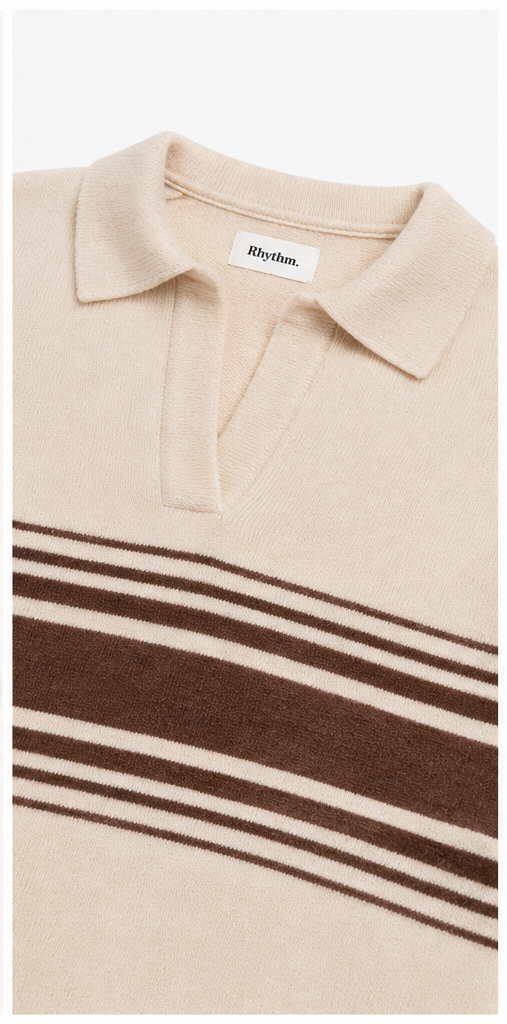 Rhythm Strata Knit Collared Jumper