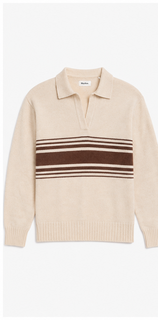 Rhythm Strata Knit Collared Jumper
