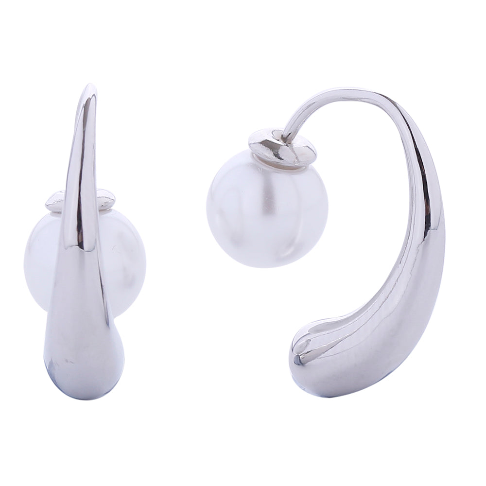 Joia Gold Dipped Prince Rupert Drop Pearl Earrings