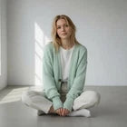 Free People Found My Friend Cardi – Ocean Lily – XS