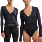 Free People Victoria Plunge Bodysuit