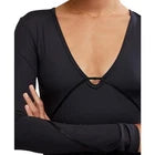 Free People Victoria Plunge Bodysuit