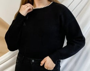 Lucy Paris Carlota Pearl Sweater