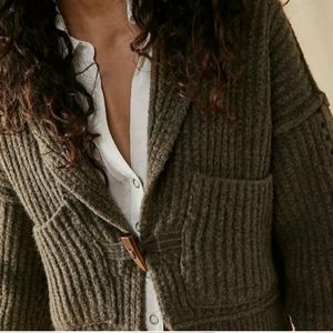 Free People Jackson Cardi - Pomme de pin (2200) - M