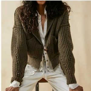 Free People Jackson Cardi - Pomme de pin (2200) - M