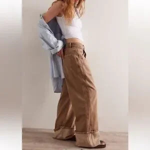 Free People Final Countdown Mid Rise Jeans