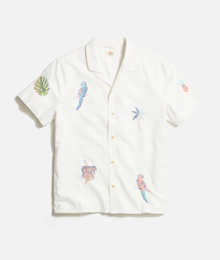 Marine Layer Embroidered Resort Shirt