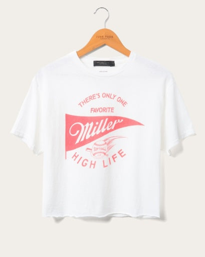 Junk Food Miller High Life Sportsman's Club Softball-T-Shirt