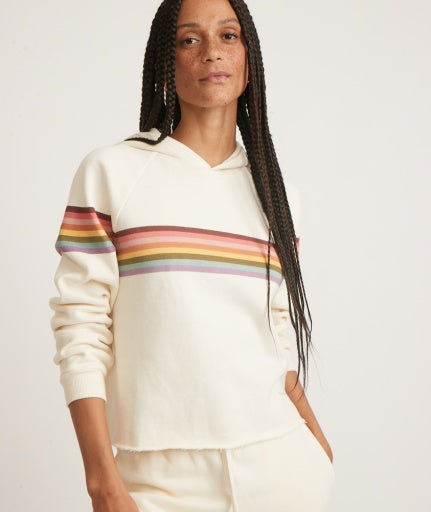 Marine Layer Anytime Cropped Hoodie