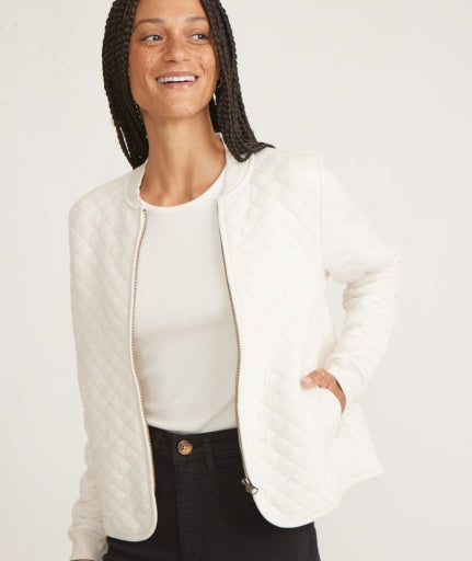 Marine Layer Corbet Quilted Bomber