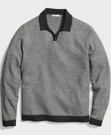 Marine Layer Liam Sweater Long Sleeve Polo