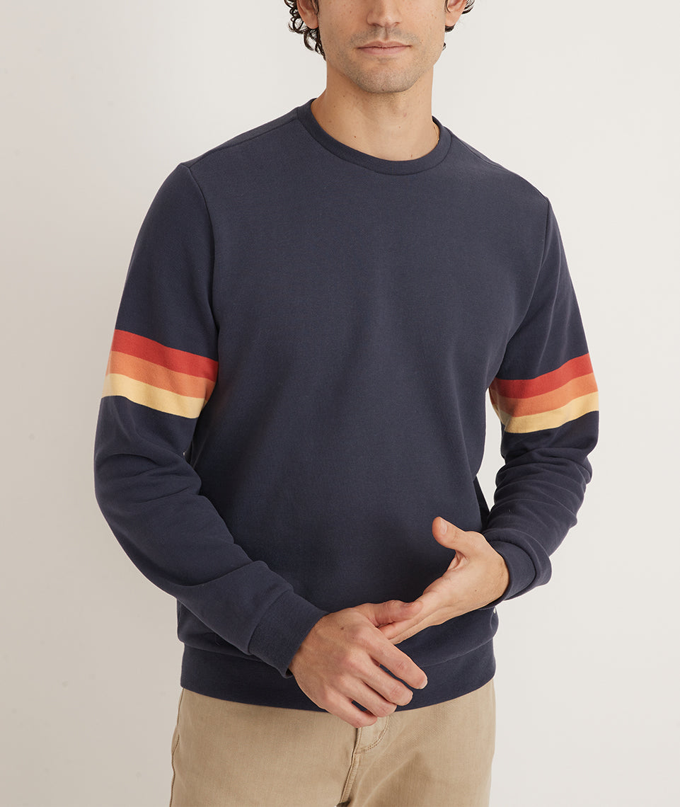Marine Layer Sunset Sleeve Sweatshirt