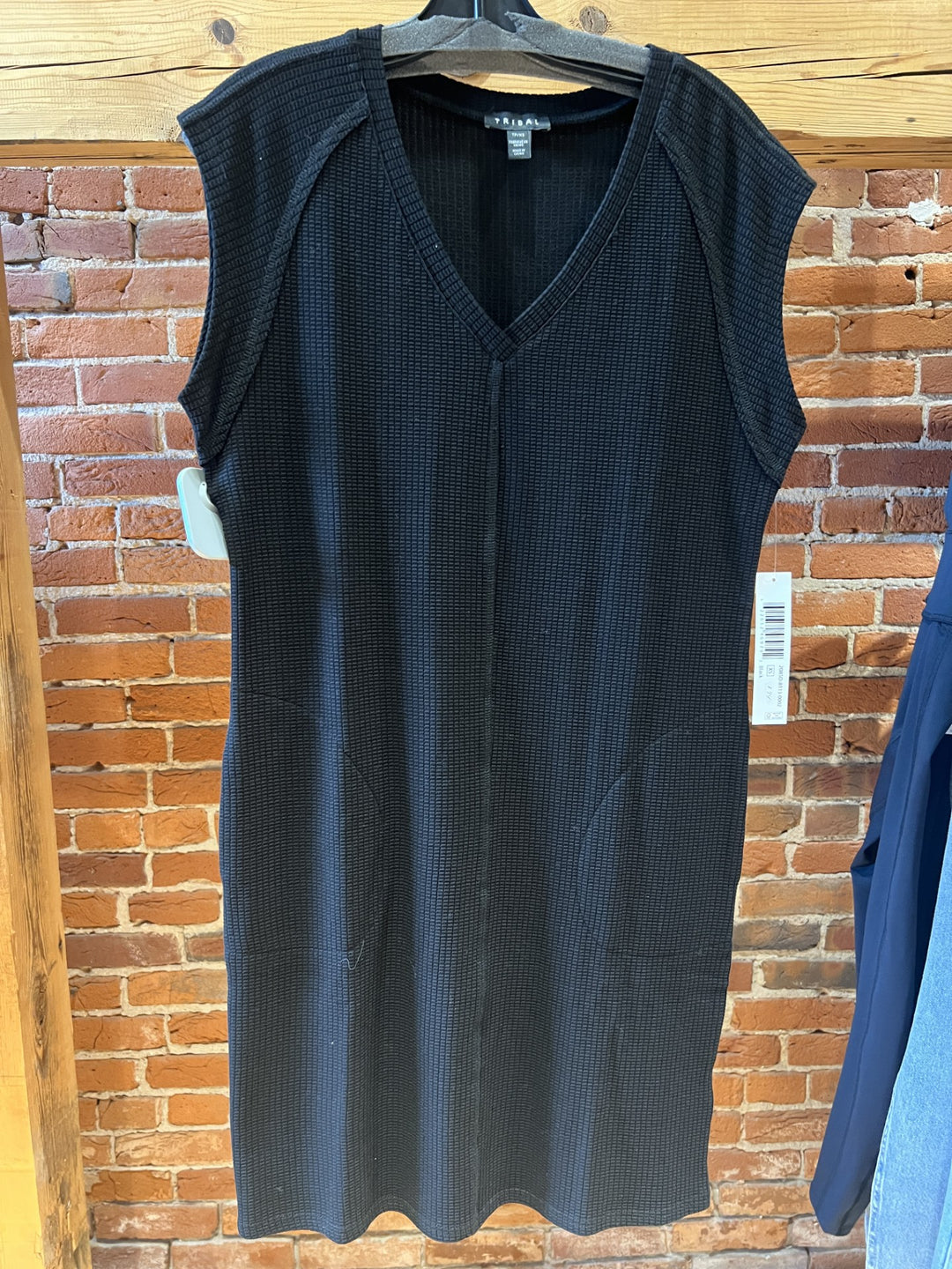 Tribal Short Sleeve V-Neck Dress