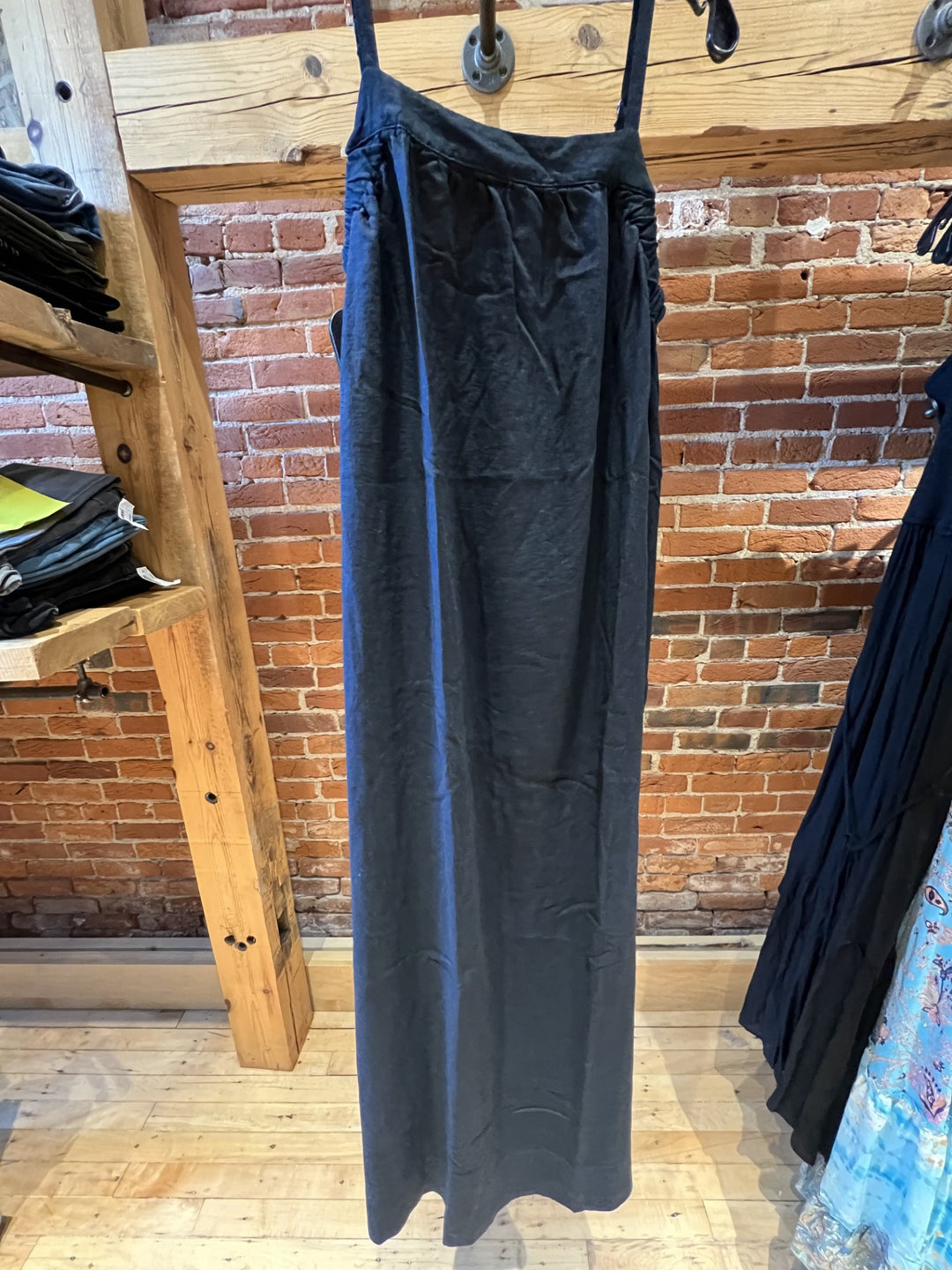 Stateside Linen A-line Maxi Dress