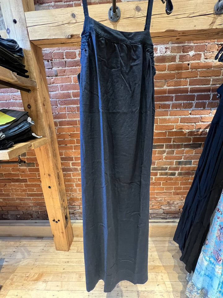 Stateside Linen A-line Maxi Dress