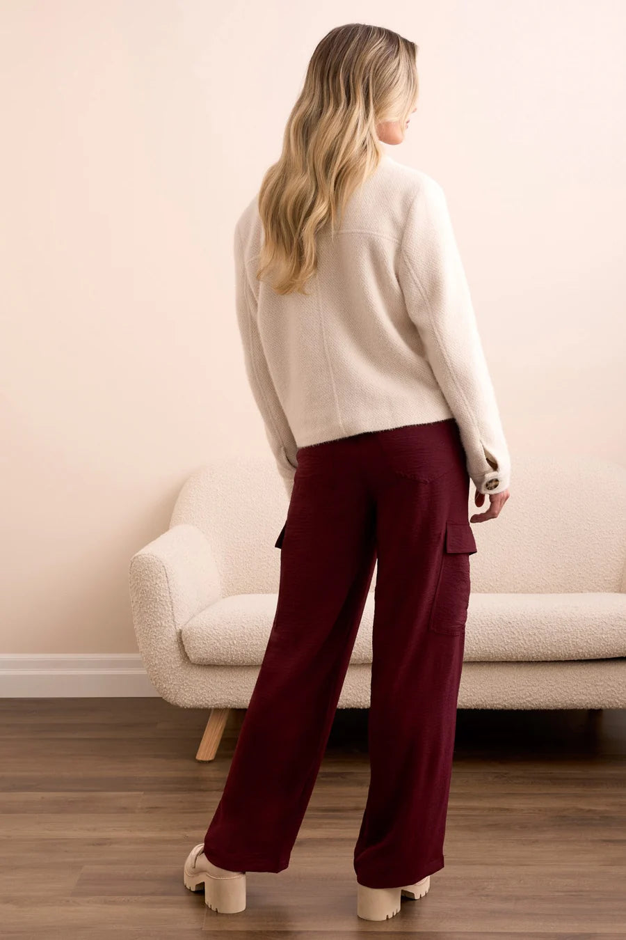 Tribal Long Sleeve Button Front Line Short Jacket