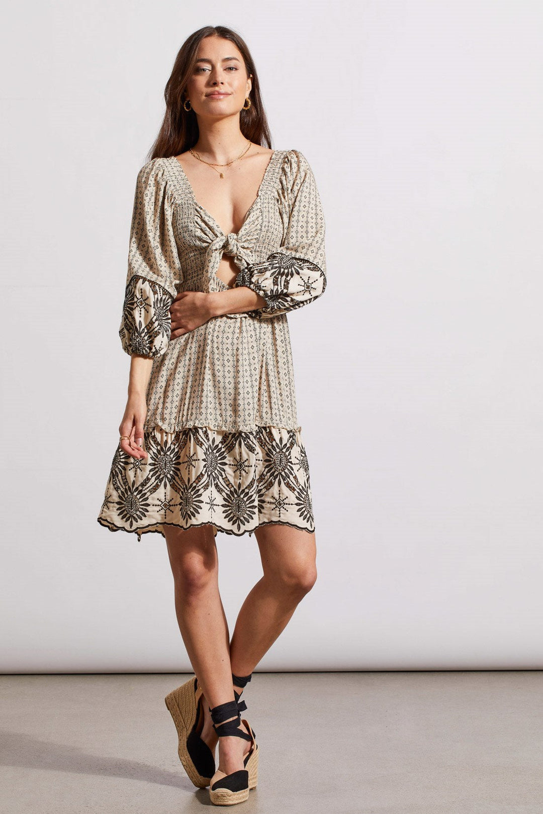 Tribal Wear 2 Ways Embroidered Dress