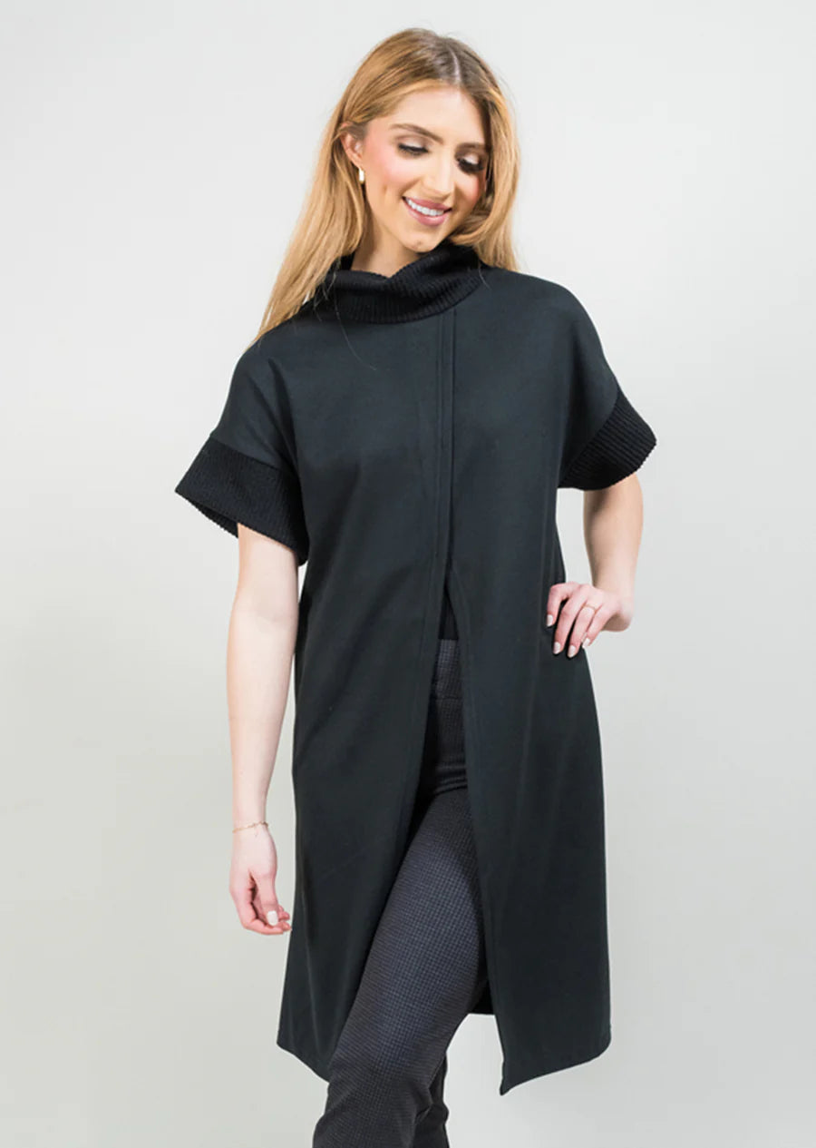 Trisha Tyler Split Front Topper Solid
