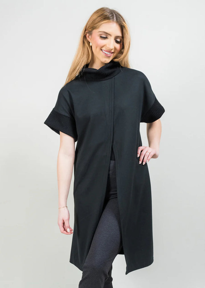 Trisha Tyler Split Front Topper Solid