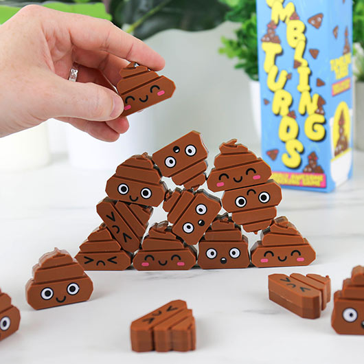 Gift Republic Tumbling Turds Stacking Game