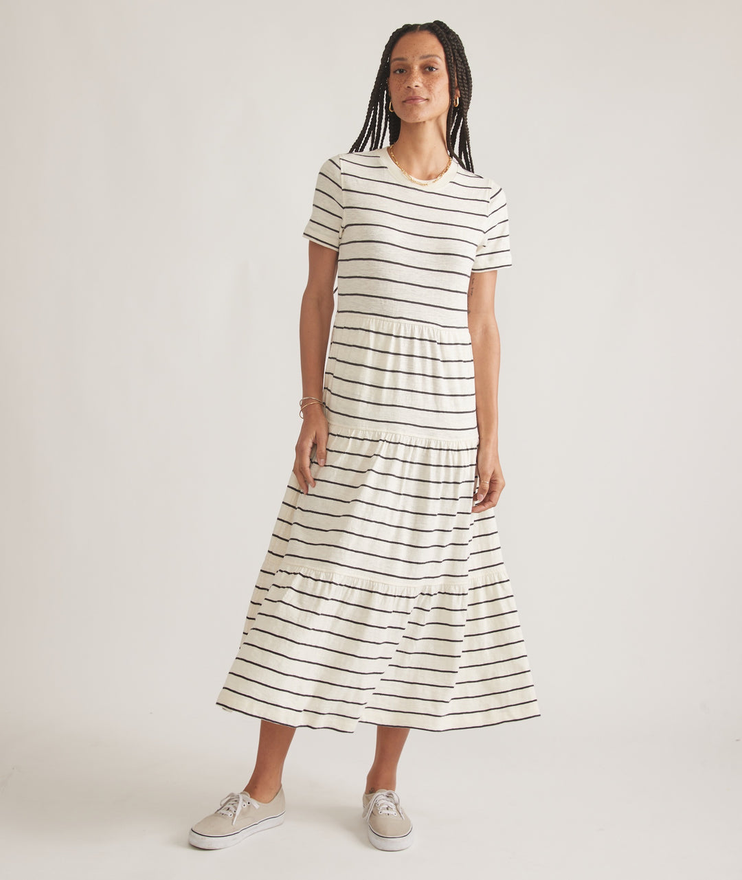 Marine Layer Vintage Slub Midi Dress