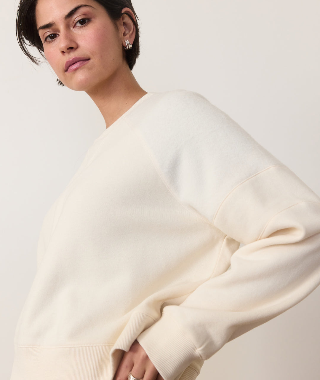 Marine Layer Cloud 9 Crop Sweatshirt