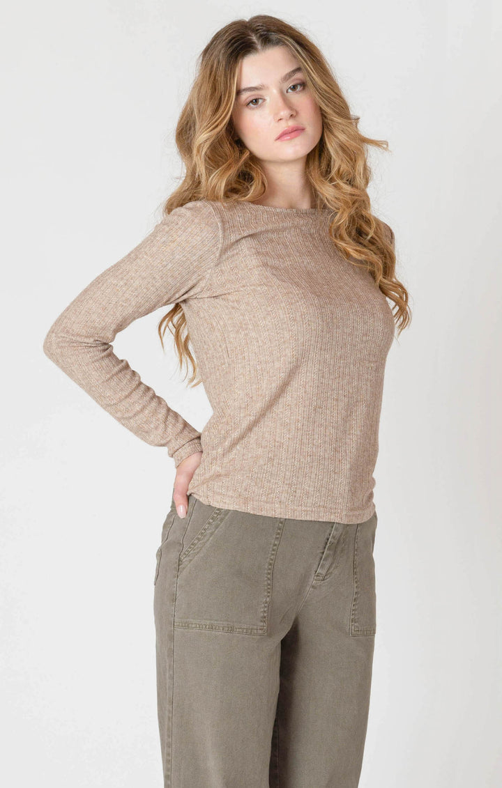 Room 34 Boatneck Textured Top