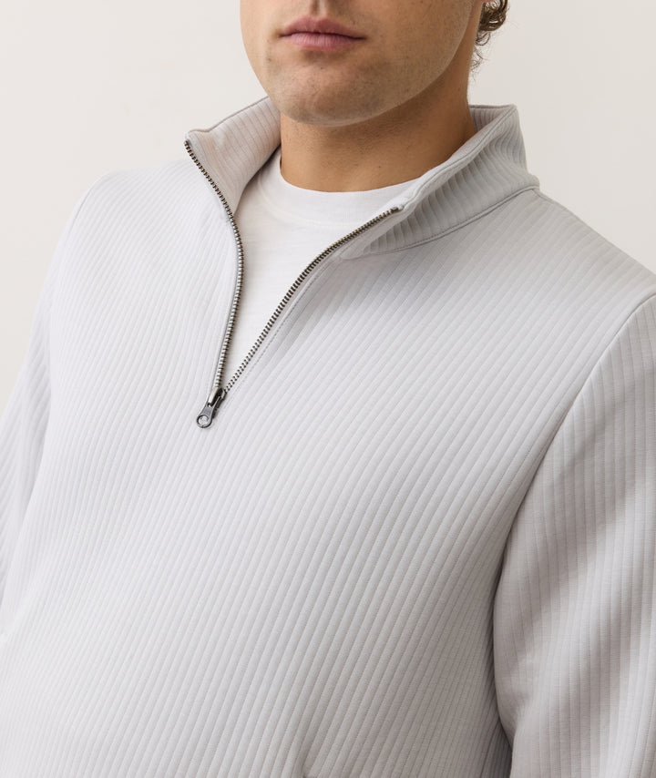 Marine Layer Corbet Quilted Quarter Zip Sweatshirt